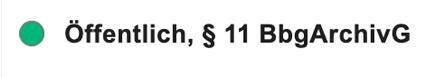 Example showing Öffentlich with legal reference